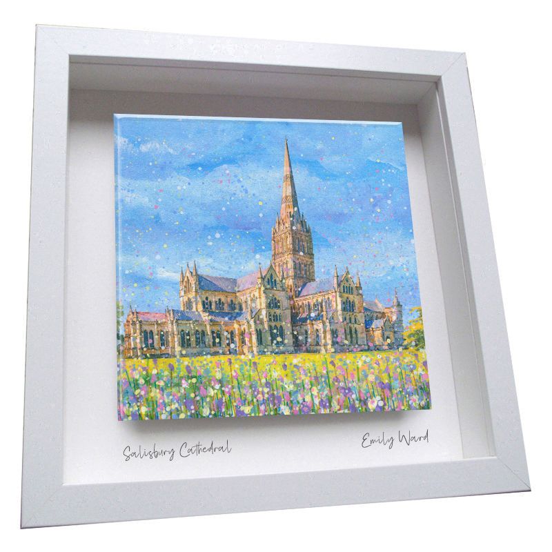 Salisbury Cathedral  Framed Ceramic Tile