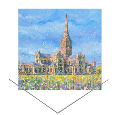 Salisbury Cathedral Greeting Card