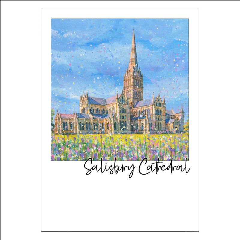 Salisbury Cathedral Postcard
