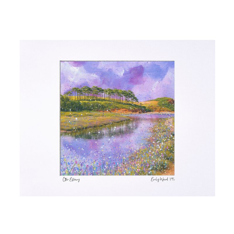 Otter Estuary, Burdleigh Salterton Limited Edition Print