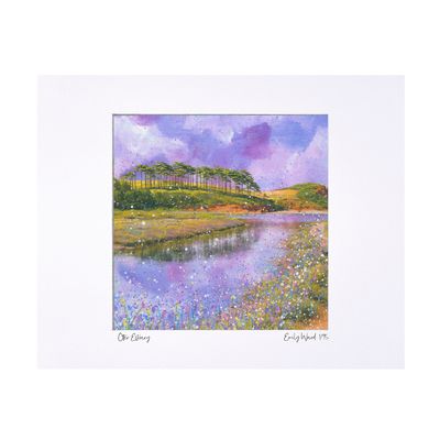 Otter Estuary, Burdleigh Salterton Limited Edition Print
