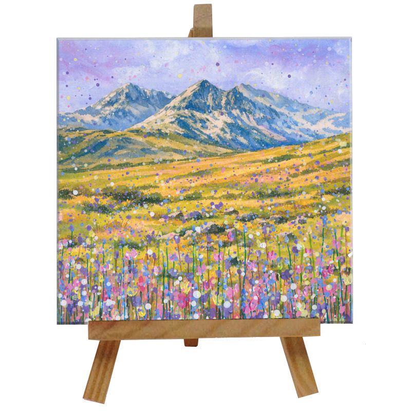 Snowdonia/Eryri Tile with Easel