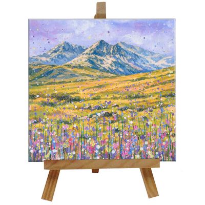 Snowdonia/Eryri Tile with Easel