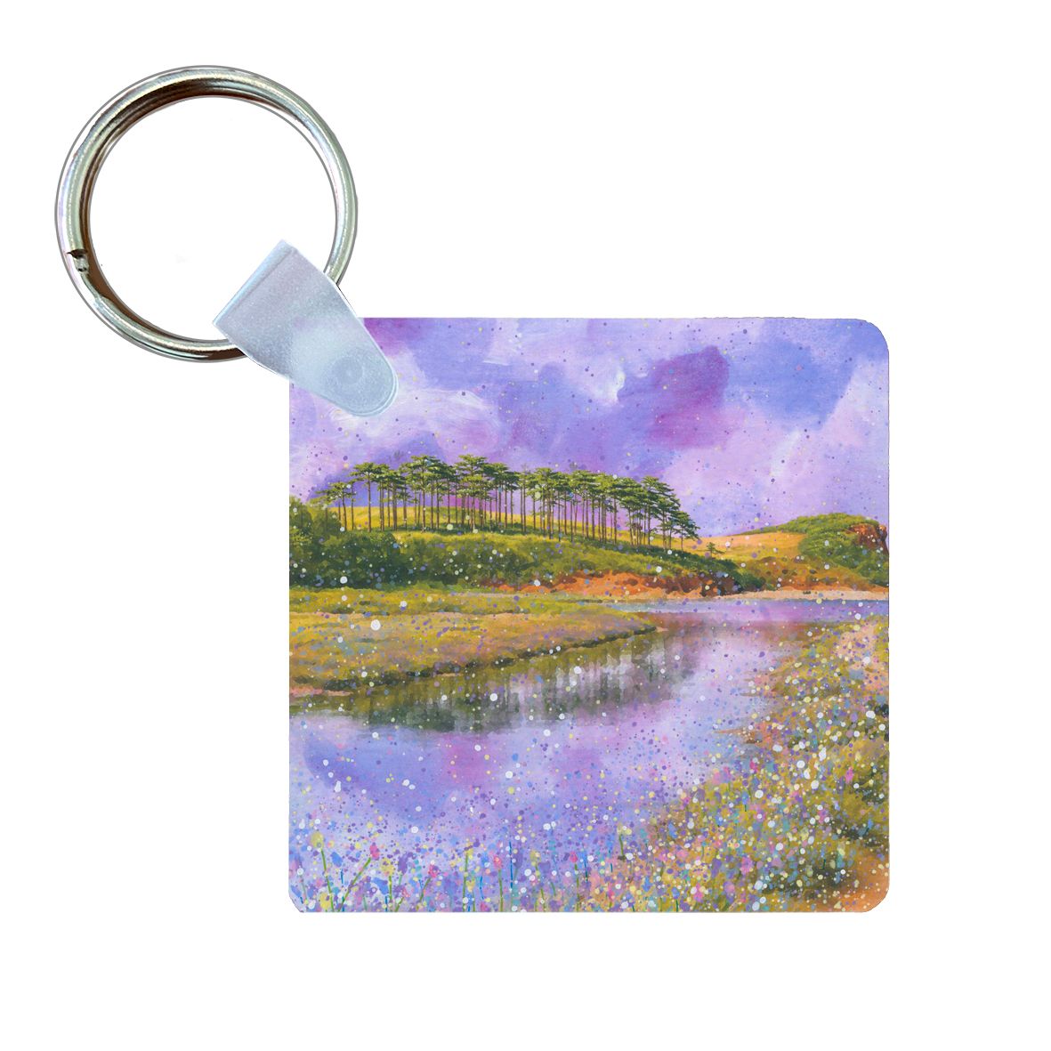 Otter Estuary, Burdleigh Salterton Keyring