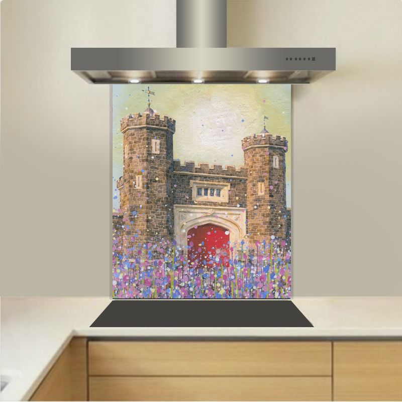 Art - Glass Kitchen Splashback - Barbican Gates, Antrim Castle