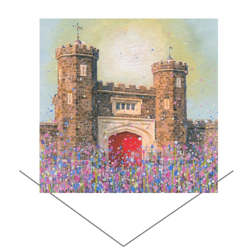 Barbican Gates, Antrim Castle Greeting Card