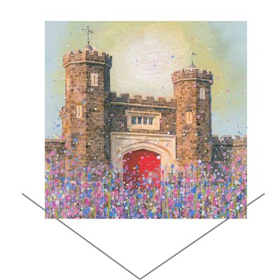 Barbican Gates, Antrim Castle Greeting Card