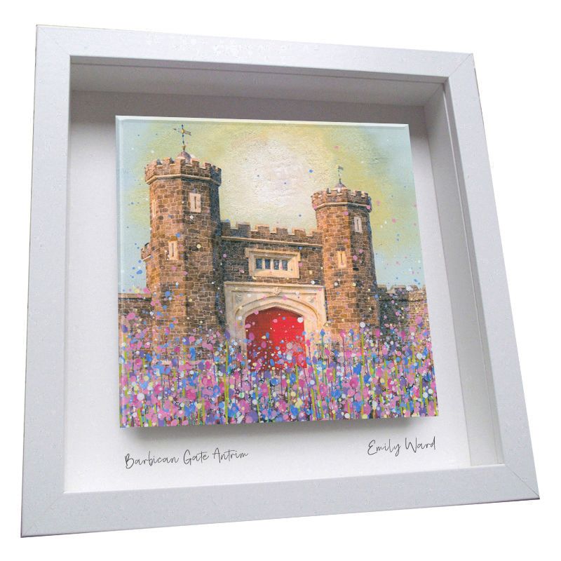 Barbican Gates, Antrim Castle Framed Ceramic Tile