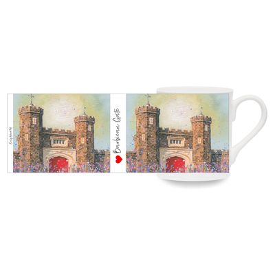 Barbican Gates, Antrim Castle Bone China Cup