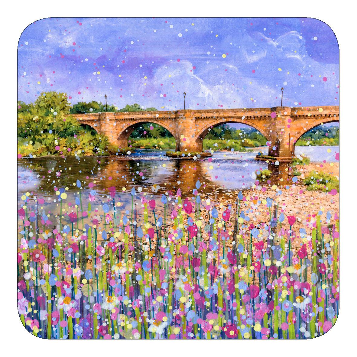 Corbridge Bridge Fridge Magnet