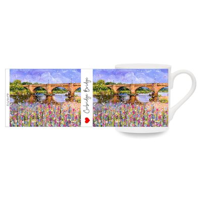 Corbridge Bridge Bone China Cup
