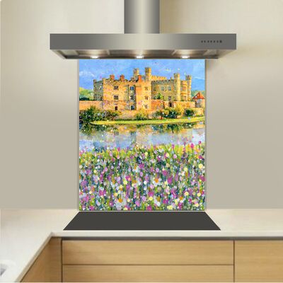 Art - Glass Kitchen Splashback - Leeds Castle Art - Glass Kitchen Splashback - Leeds Castle