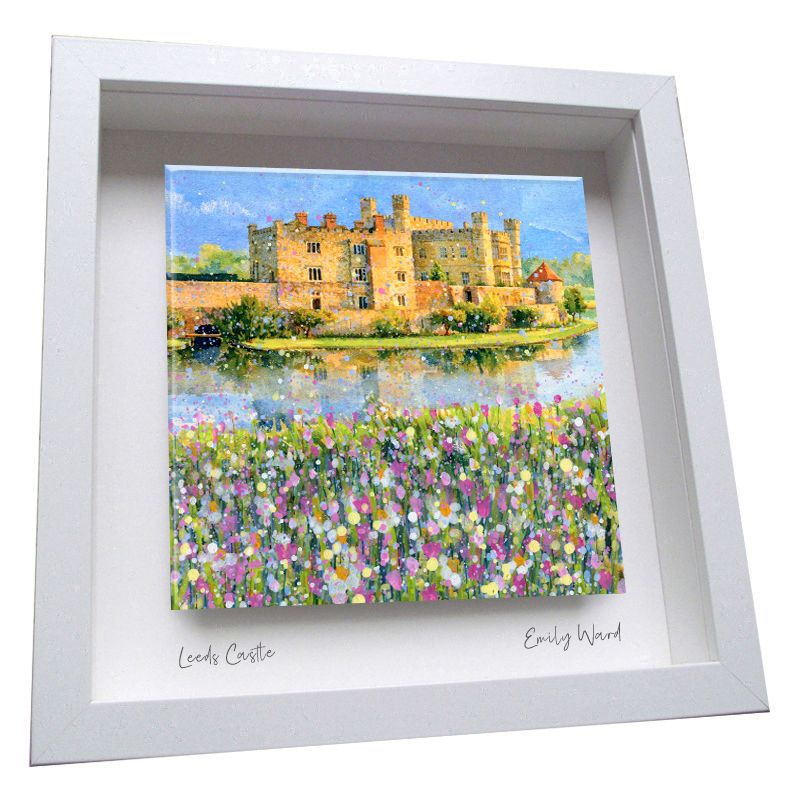 Leeds Castle Framed Ceramic Tile