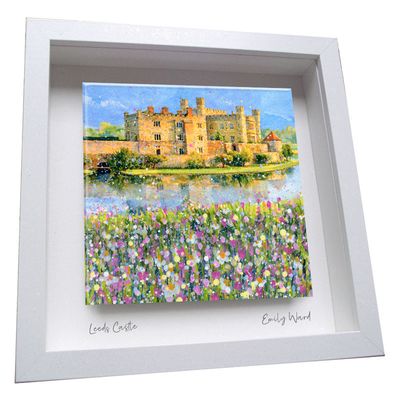 Leeds Castle Framed Ceramic Tile Leeds Castle Framed Ceramic Tile