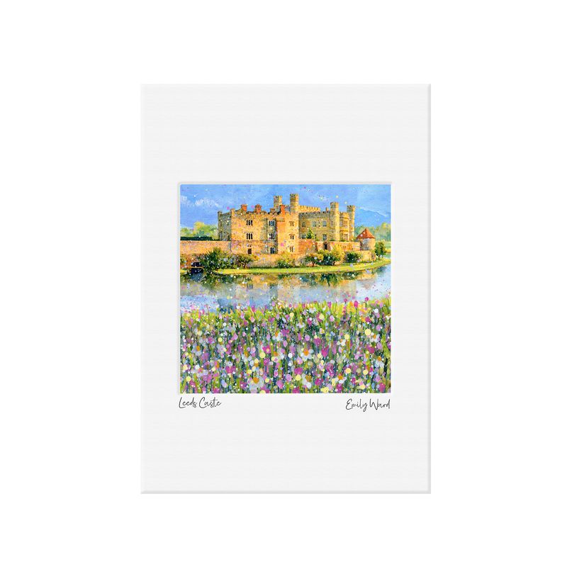 Leeds Castle Open Edition Print A4