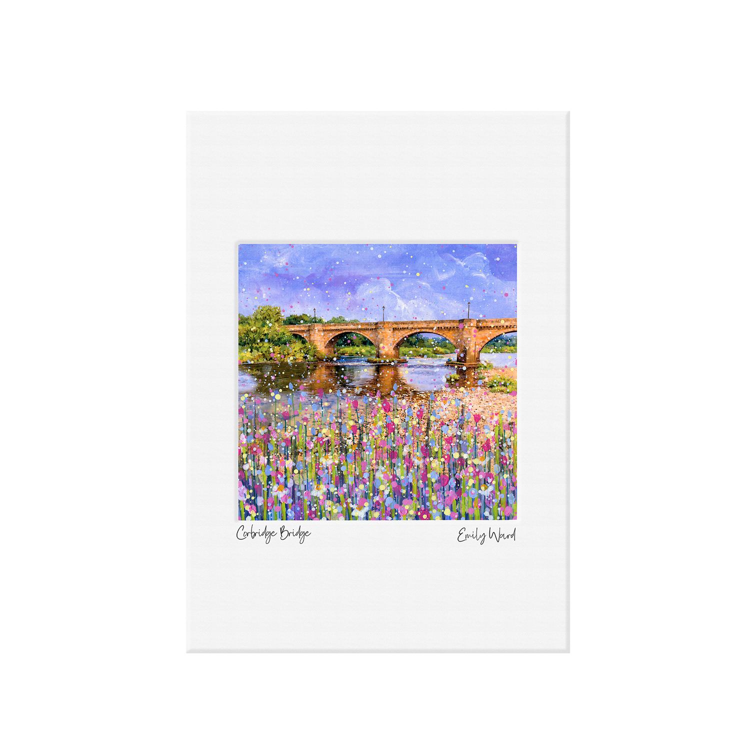 Corbridge Bridge Open Edition Print A4