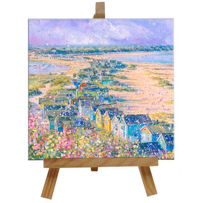 Hengistbury Head Tile with Easel