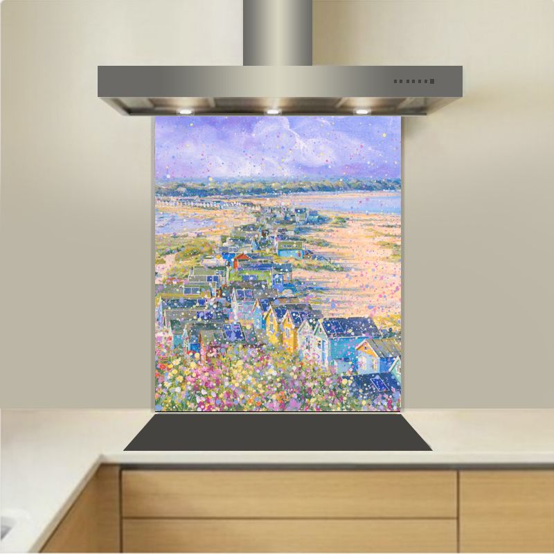 Art - Glass Kitchen Splashback - Hengistbury Head