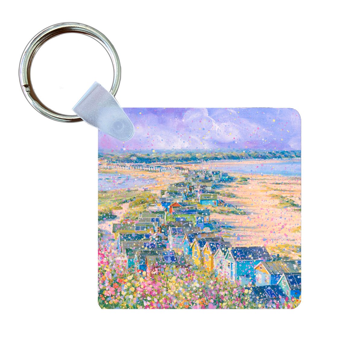 Hengistbury Head Keyring