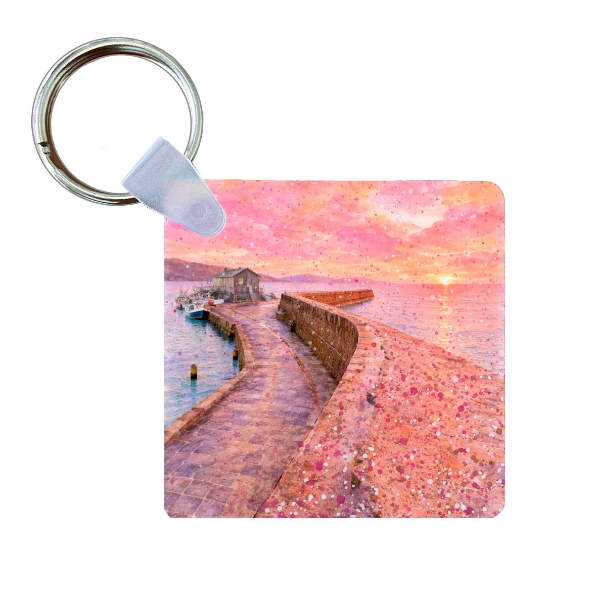 The Cobb at Lyme Regis Keyring