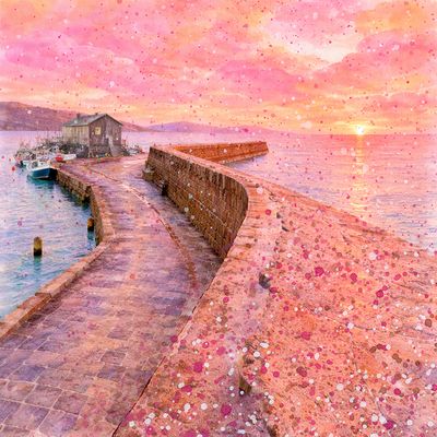 The Cobb at Lyme Regis Canvas Print