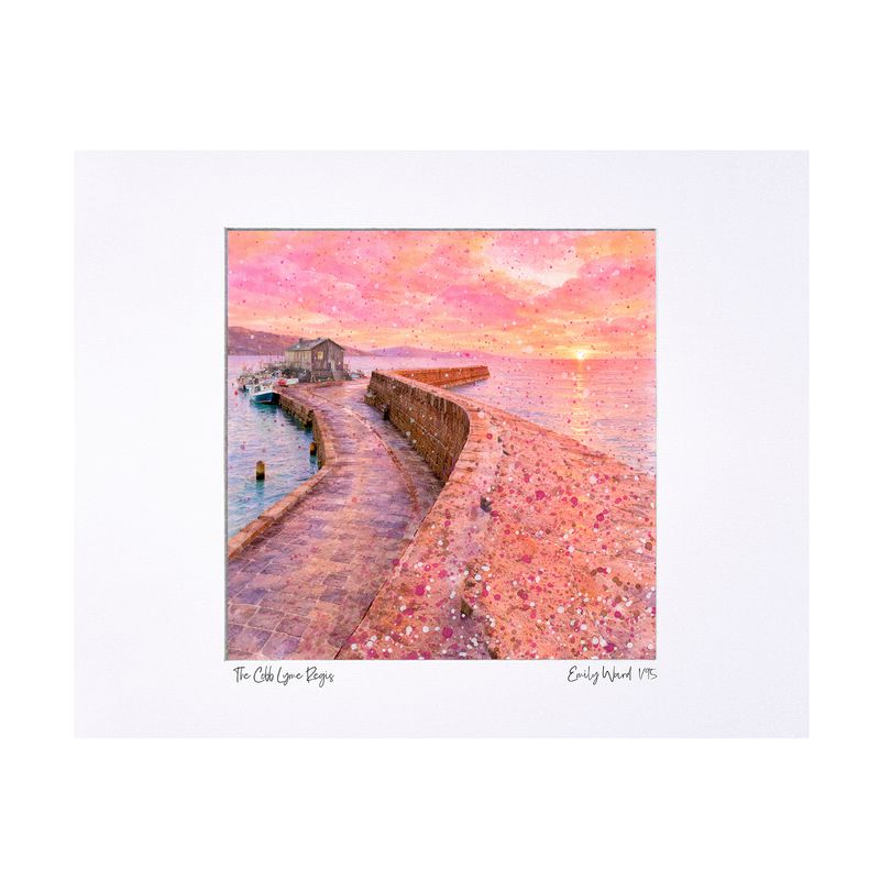 The Cobb at Lyme Regis Limited Edition Print