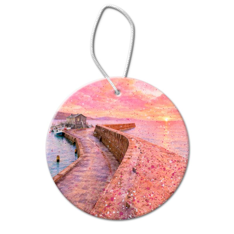 The Cobb at Lyme Regis Pendant Decoration
