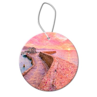 The Cobb at Lyme Regis Pendant Decoration
