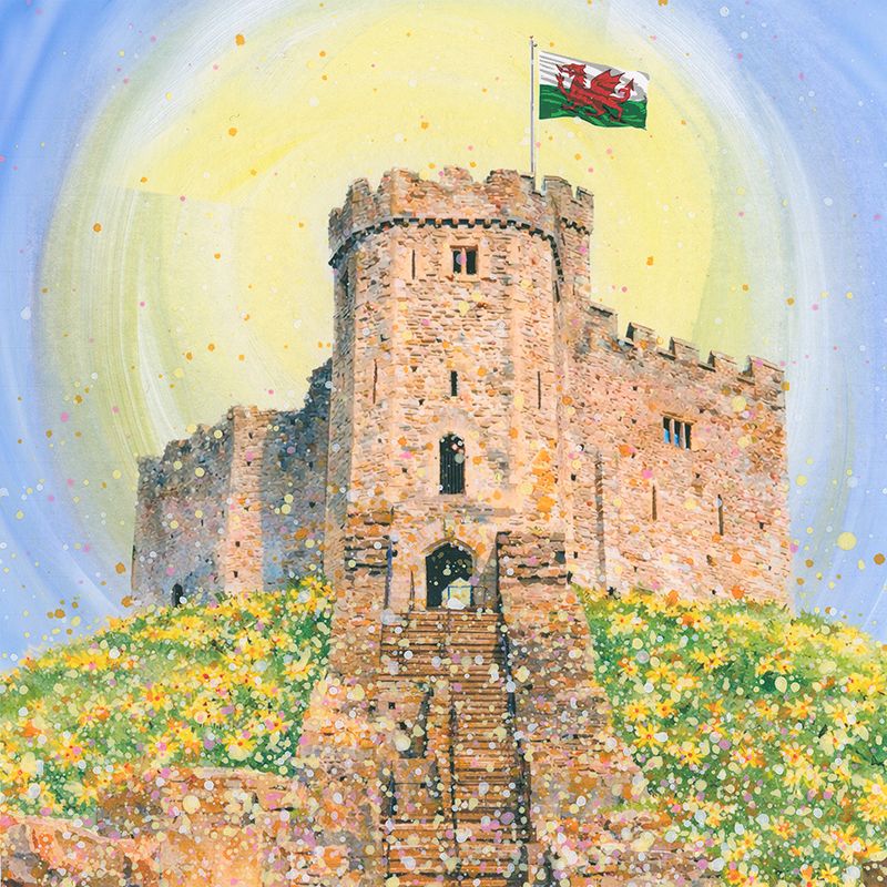 Cardiff Castle Canvas Print