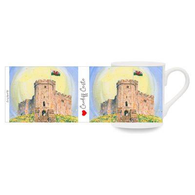 Cardiff Castle  Bone China Cup
