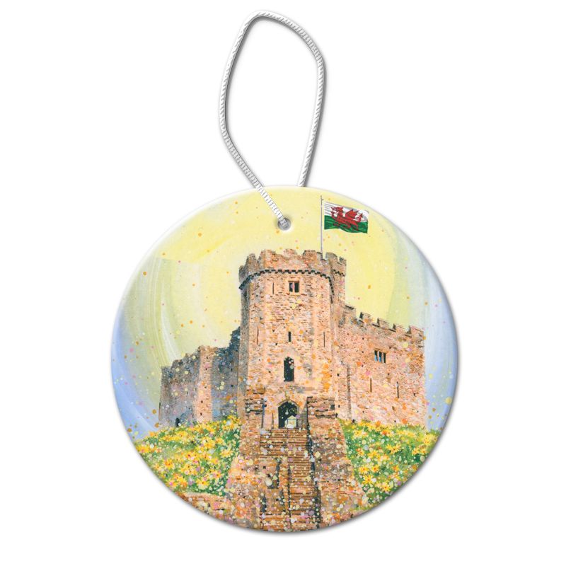 Cardiff Castle Pendant Decoration
