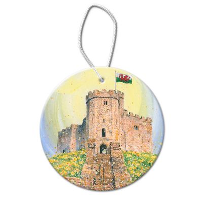 Cardiff Castle Pendant Decoration