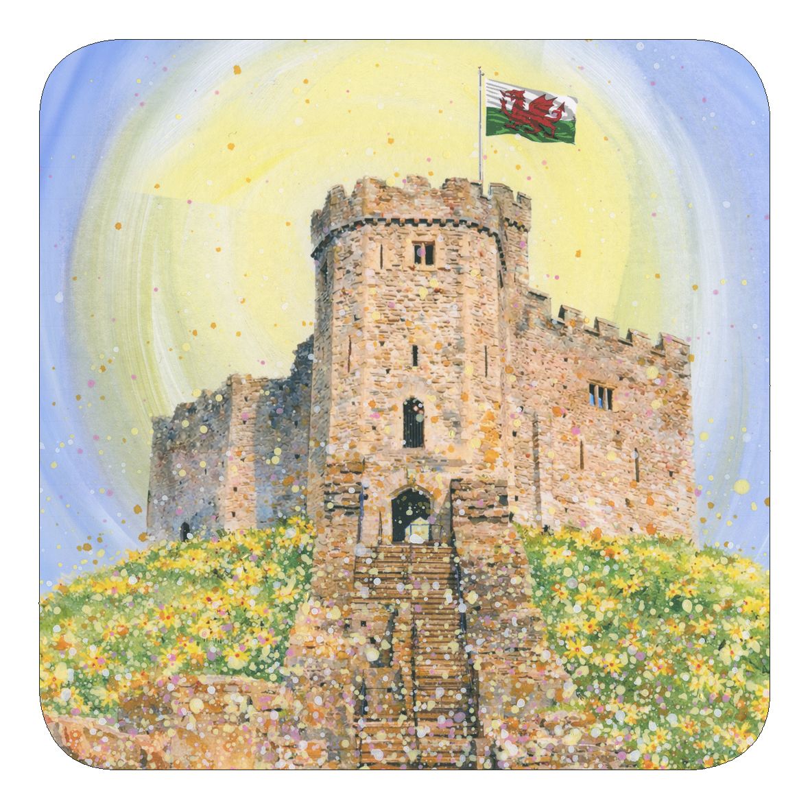 Cardiff Castle Fridge Magnet