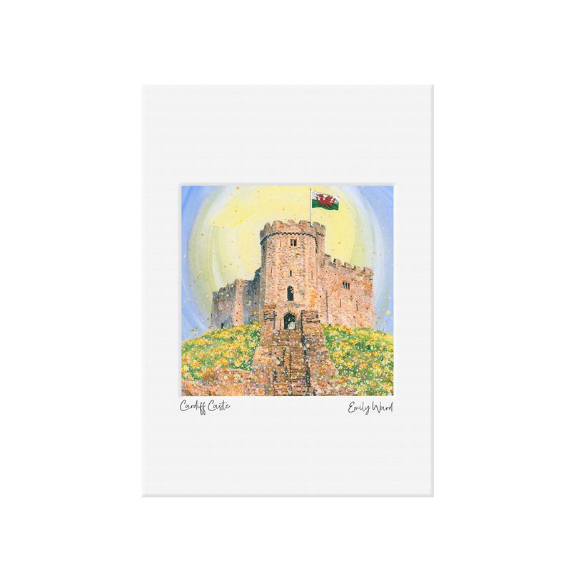 Cardiff Castle Open Edition Print A4