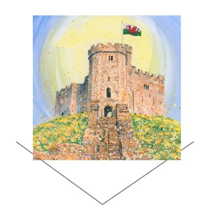 Cardiff Castle Greeting Card
