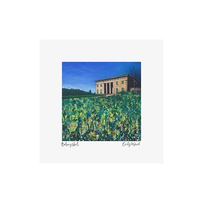 Belsay Hall Square Open Edition Print Belsay Hall Square Open Edition Print