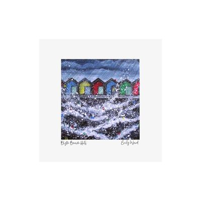 Blyth Beach Huts Square Open Edition Print Blyth Beach Huts Square Open Edition Print