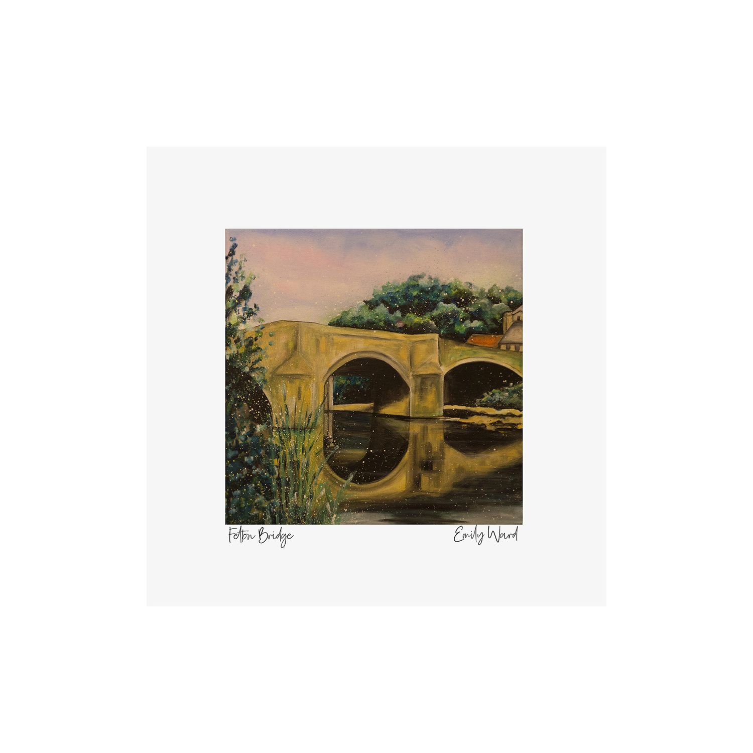 Felton Bridge Square Open Edition Print Felton Bridge Square Open Edition Print