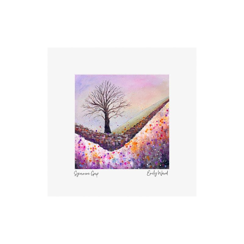 Sycamore Gap Snow Square Open Edition Print Sycamore Gap Snow Square Open Edition Print