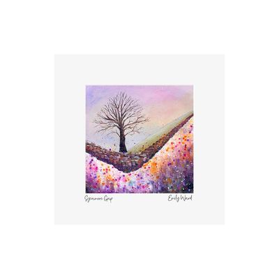 Sycamore Gap Snow Square Open Edition Print Sycamore Gap Snow Square Open Edition Print