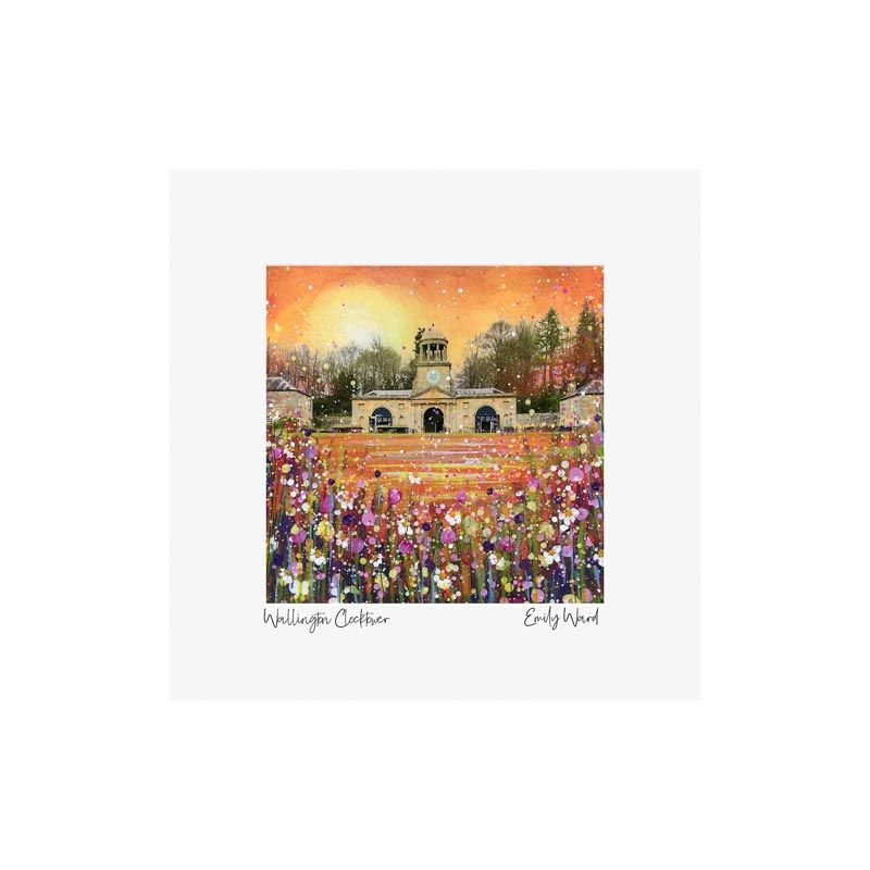 Wallington Clocktower Square Open Edition Print Wallington Clocktower Square Open Edition Print