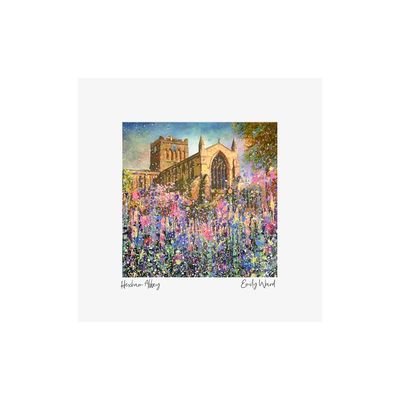 Hexham Abbey Square Open Edition Print Hexham Abbey Square Open Edition Print
