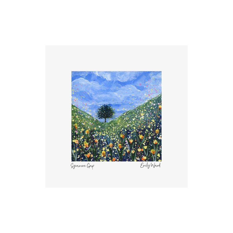 Sycamore Gap Spring Square Open Edition Print Sycamore Gap Spring Square Open Edition Print