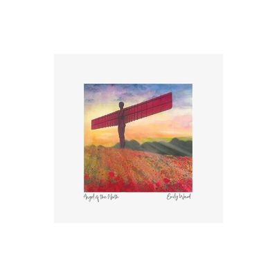 Angel of the North Poppies Square Open Edition Print Angel of the North Poppies Square Open Edition Print