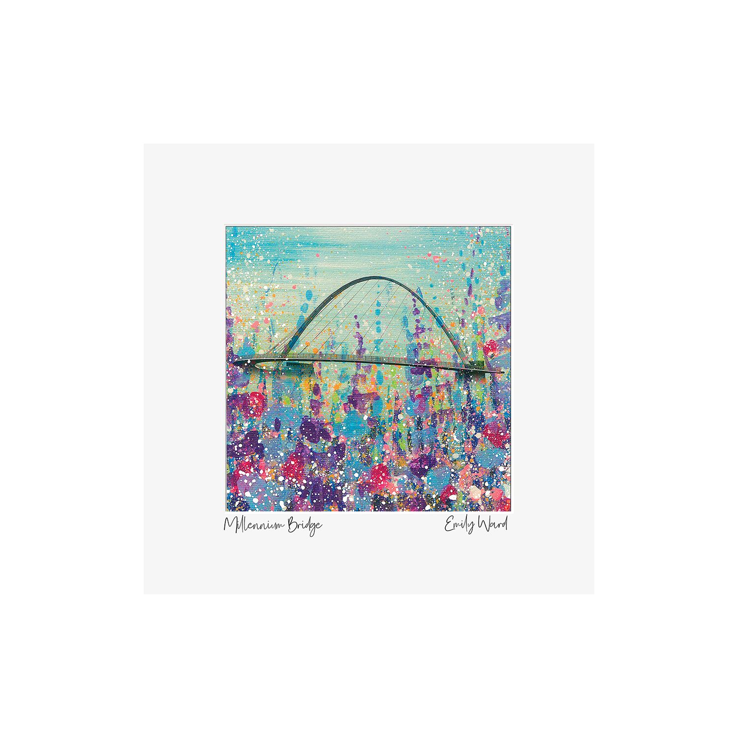 Millennium Bridge Square Open Edition Print Millennium Bridge Square Open Edition Print