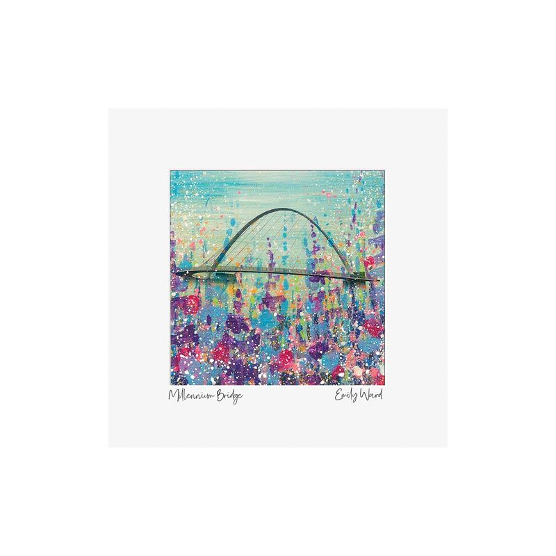 Millennium Bridge Square Open Edition Print Millennium Bridge Square Open Edition Print