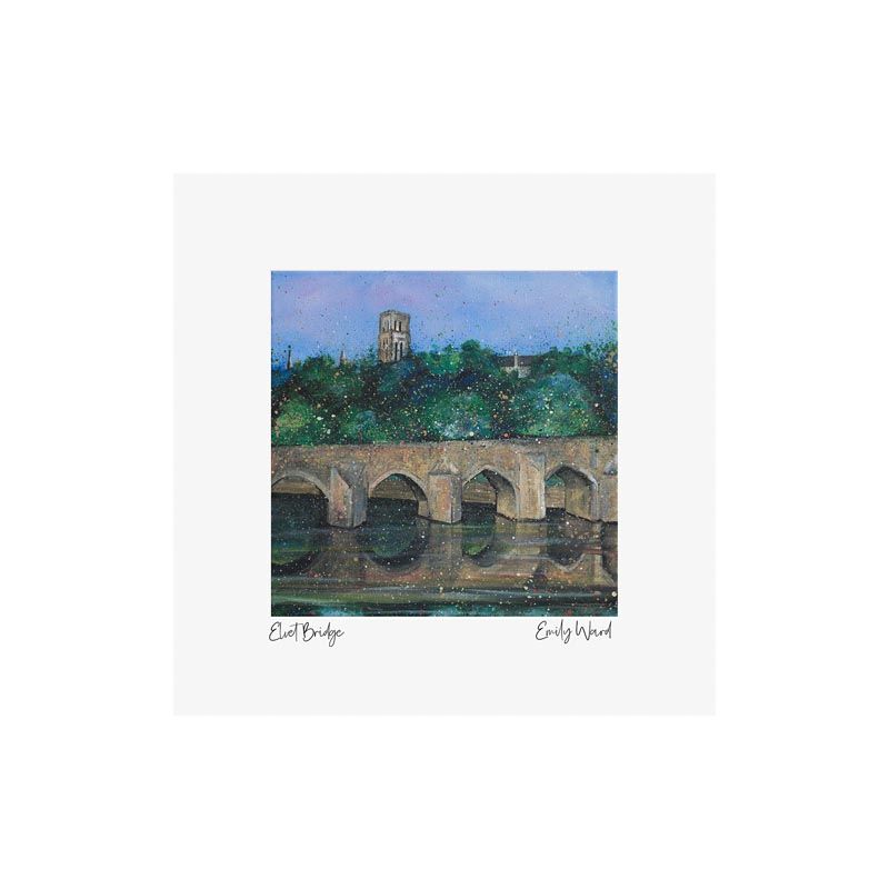 Elvet Bridge Square Open Edition Print Elvet Bridge Square Open Edition Print