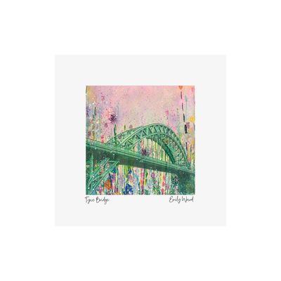 Tyne Bridge Flowers Square Open Edition Print Tyne Bridge Flowers Square Open Edition Print