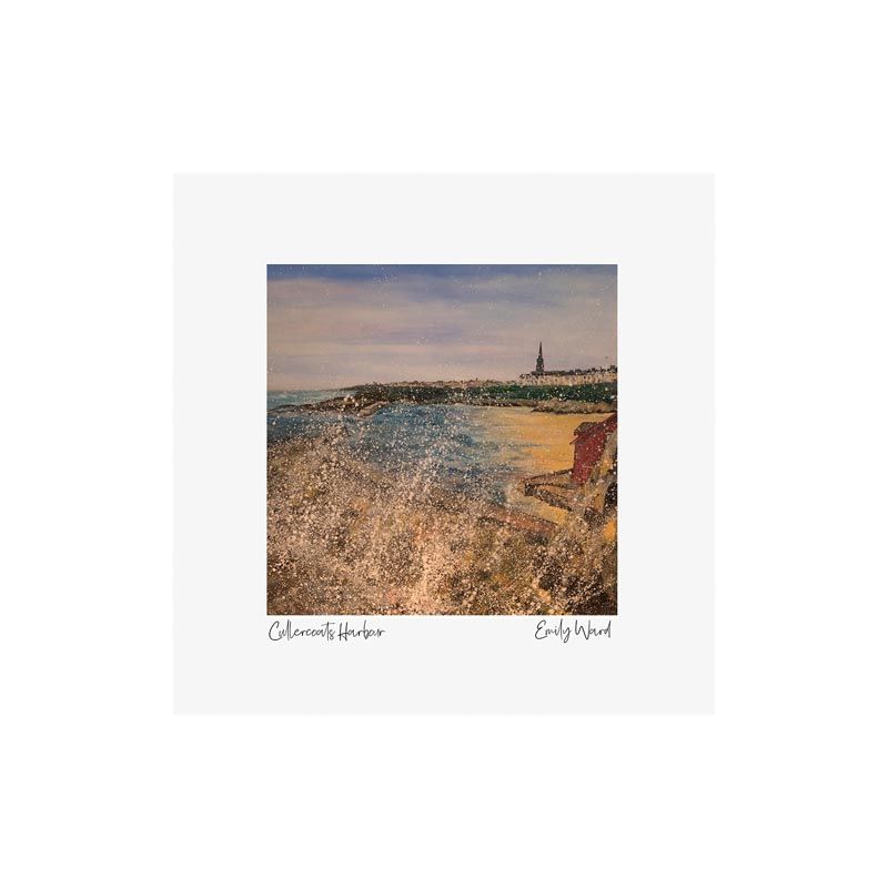 Cullercoats Harbour Square Open Edition Print Cullercoats Harbour Square Open Edition Print