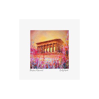 Penshaw Monument at Sunset Square Open Edition Print Penshaw Monument at Sunset Square Open Edition Print